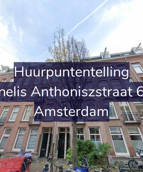 Foto gevel Huurpuntentelling voor Cornelis Anthoniszstraat 66-2, Amsterdam