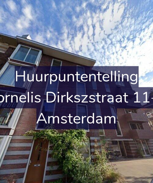 Foto gevel Huurpuntentelling voor Cornelis Dirkszstraat 11-C, Amsterdam