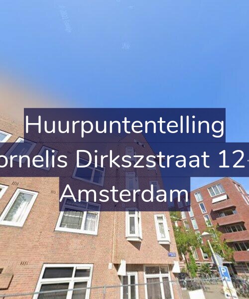 Foto gevel Huurpuntentelling voor Cornelis Dirkszstraat 12-3, Amsterdam