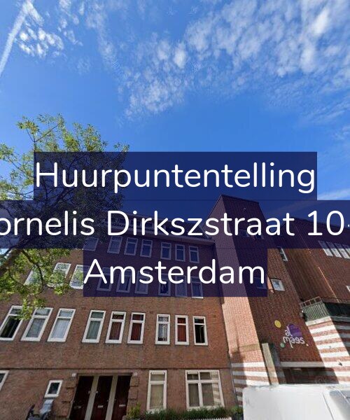 Foto gevel Huurpuntentelling voor Cornelis Dirkszstraat 10-3, Amsterdam