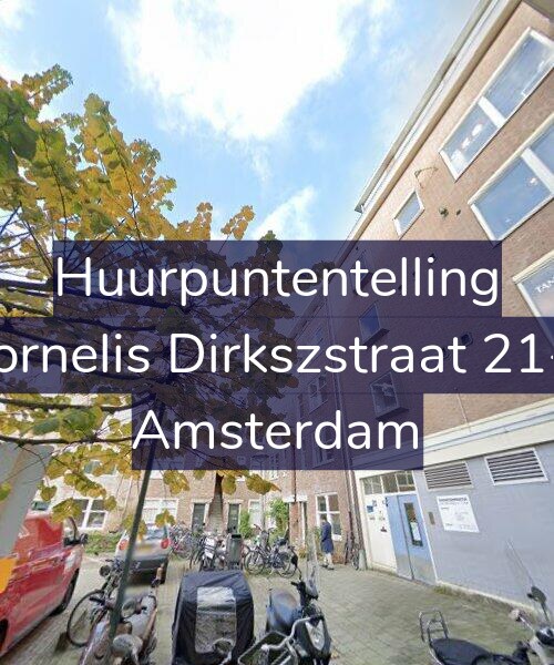 Foto gevel Huurpuntentelling voor Cornelis Dirkszstraat 21-2, Amsterdam