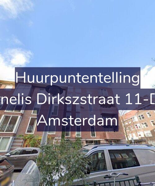 Foto gevel Huurpuntentelling voor Cornelis Dirkszstraat 11-D17, Amsterdam