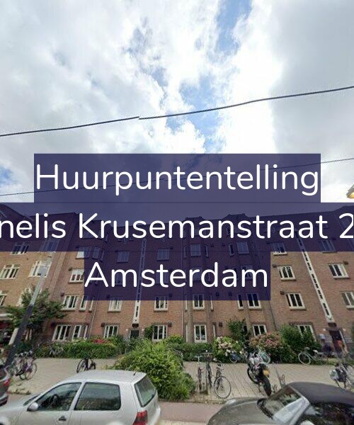 Foto gevel Huurpuntentelling voor Cornelis Krusemanstraat 29-2, Amsterdam