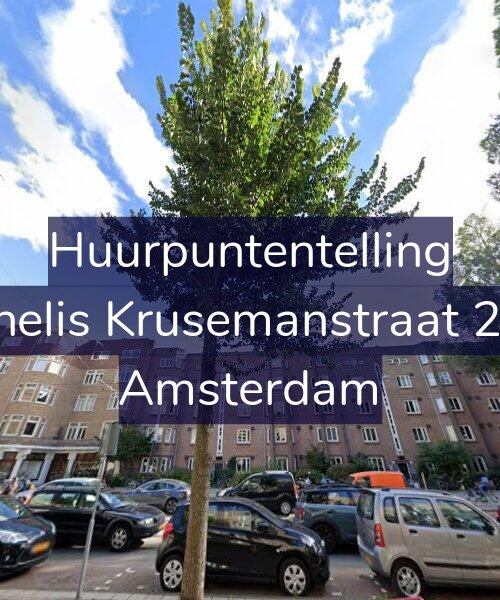 Foto gevel Huurpuntentelling voor Cornelis Krusemanstraat 29-H, Amsterdam