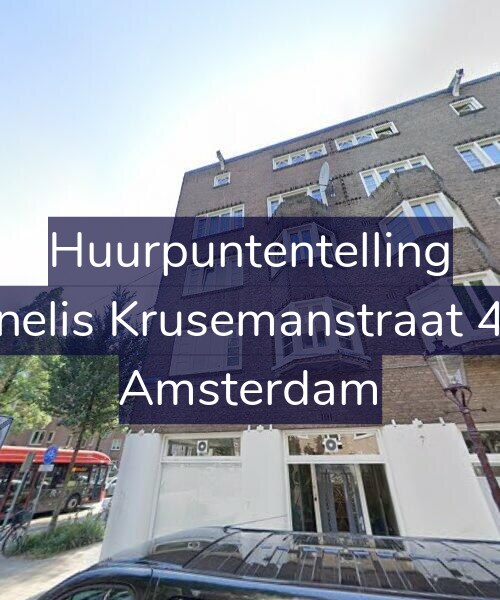 Foto gevel Huurpuntentelling voor Cornelis Krusemanstraat 48-2, Amsterdam