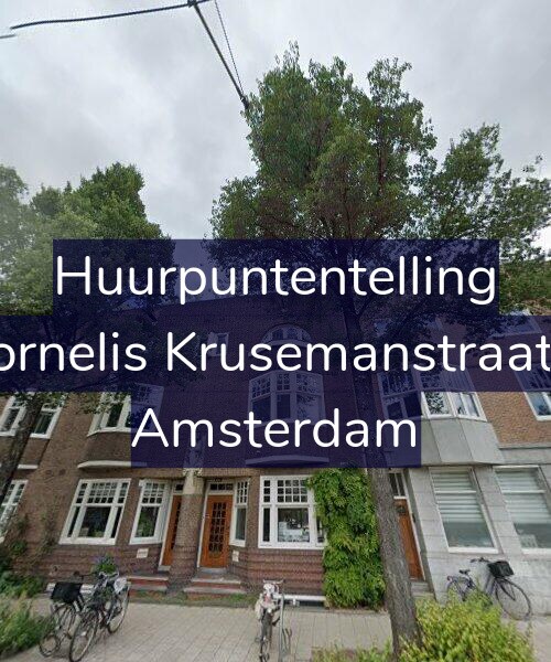 Foto gevel Huurpuntentelling voor Cornelis Krusemanstraat 4, Amsterdam