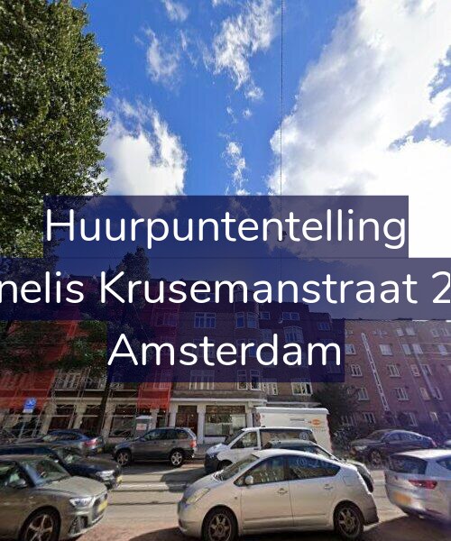 Foto gevel Huurpuntentelling voor Cornelis Krusemanstraat 23-1, Amsterdam