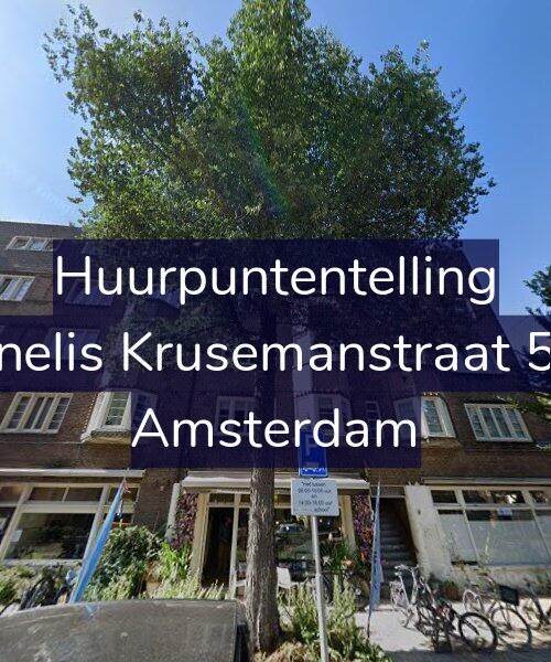 Foto gevel Huurpuntentelling voor Cornelis Krusemanstraat 50-2, Amsterdam