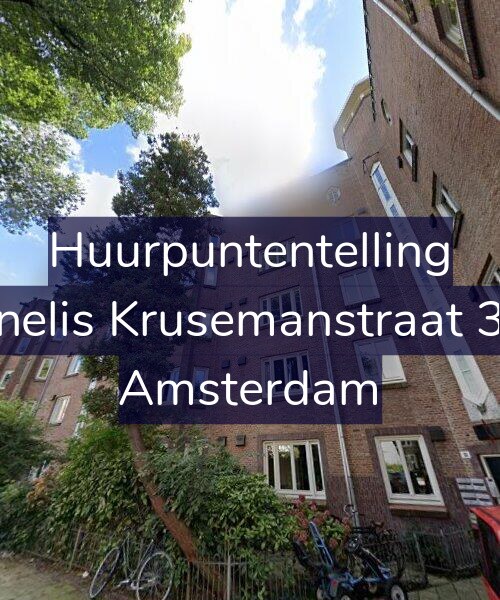 Foto gevel Huurpuntentelling voor Cornelis Krusemanstraat 33-3, Amsterdam