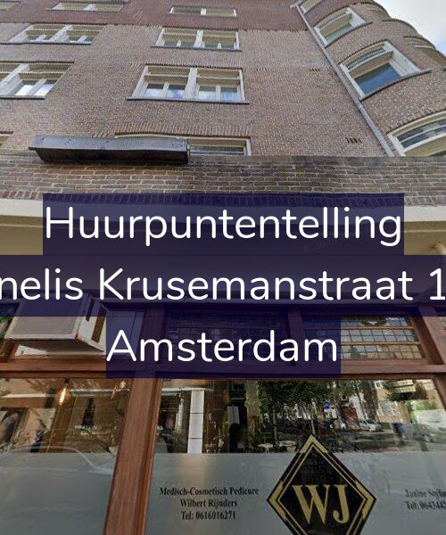 Foto gevel Huurpuntentelling voor Cornelis Krusemanstraat 19-1, Amsterdam