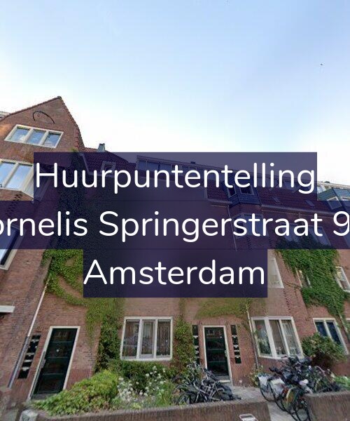 Foto gevel Huurpuntentelling voor Cornelis Springerstraat 9-1, Amsterdam