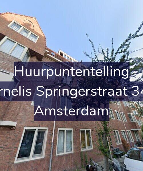 Foto gevel Huurpuntentelling voor Cornelis Springerstraat 34-4, Amsterdam