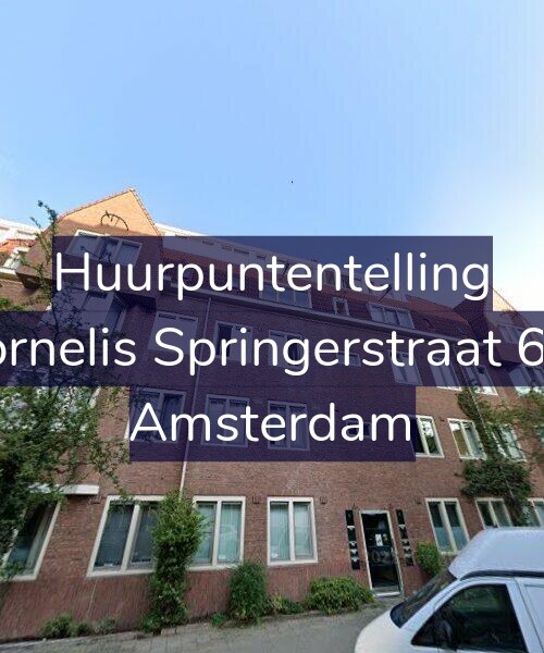 Foto gevel Huurpuntentelling voor Cornelis Springerstraat 6-2, Amsterdam