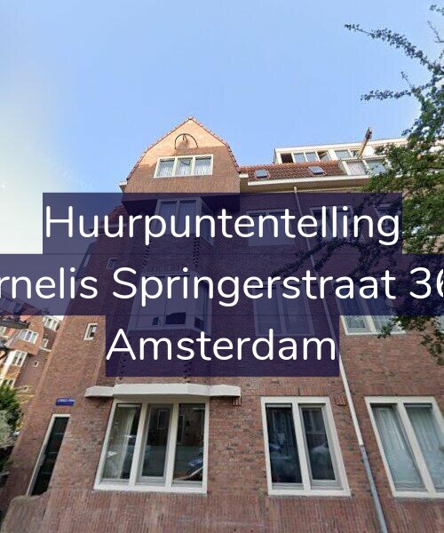 Foto gevel Huurpuntentelling voor Cornelis Springerstraat 36-1, Amsterdam