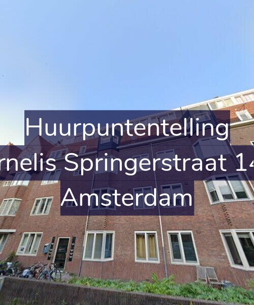 Foto gevel Huurpuntentelling voor Cornelis Springerstraat 14-4, Amsterdam