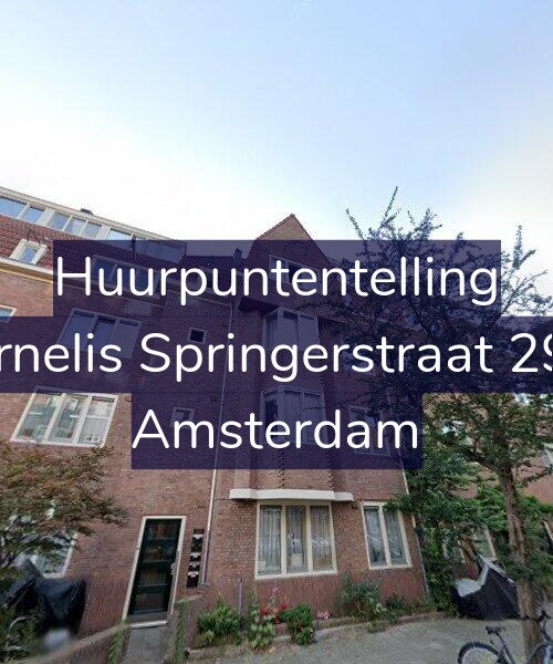 Foto gevel Huurpuntentelling voor Cornelis Springerstraat 29-2, Amsterdam