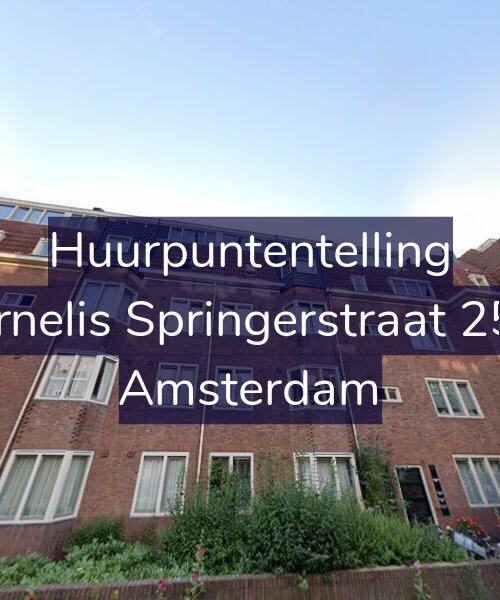Foto gevel Huurpuntentelling voor Cornelis Springerstraat 25-4, Amsterdam