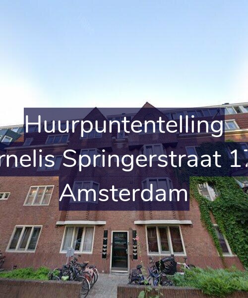 Foto gevel Huurpuntentelling voor Cornelis Springerstraat 17-2, Amsterdam