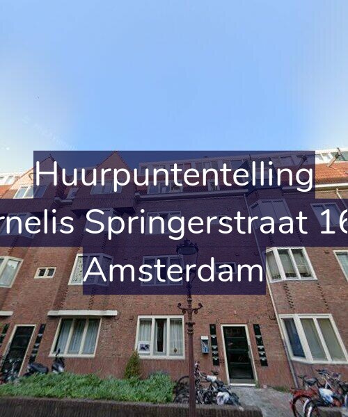 Foto gevel Huurpuntentelling voor Cornelis Springerstraat 16-H, Amsterdam
