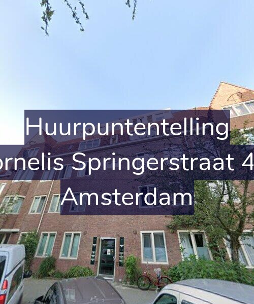 Foto gevel Huurpuntentelling voor Cornelis Springerstraat 4-2, Amsterdam