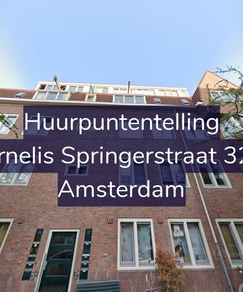 Foto gevel Huurpuntentelling voor Cornelis Springerstraat 32-1, Amsterdam