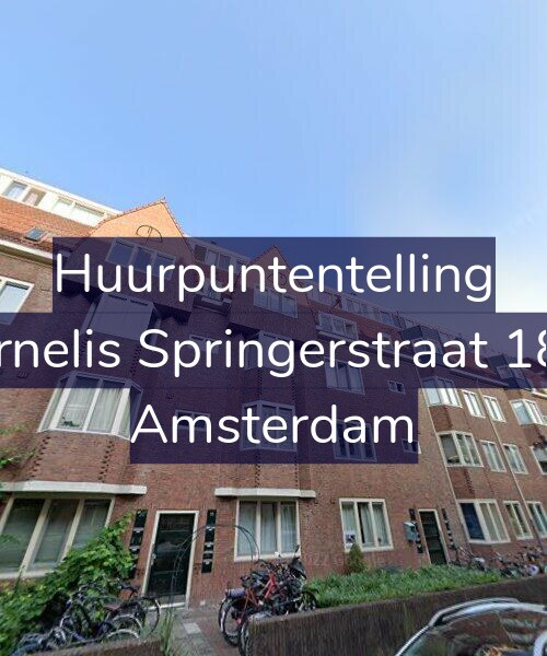 Foto gevel Huurpuntentelling voor Cornelis Springerstraat 18-4, Amsterdam