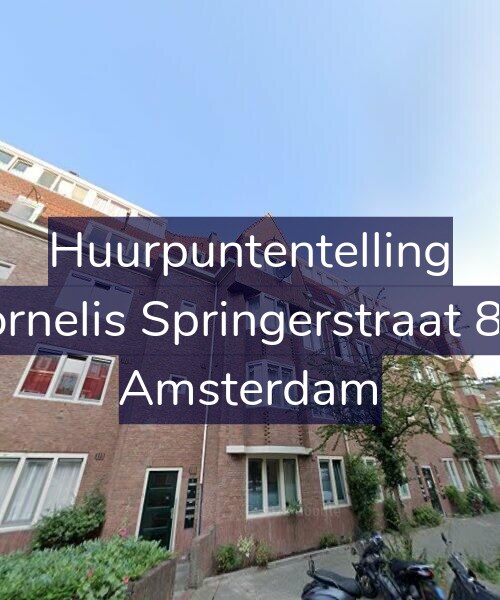 Foto gevel Huurpuntentelling voor Cornelis Springerstraat 8-1, Amsterdam