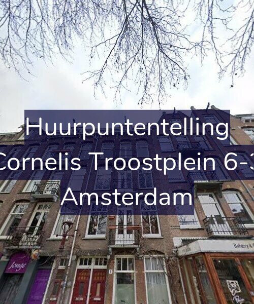 Foto gevel Huurpuntentelling voor Cornelis Troostplein 6-3, Amsterdam