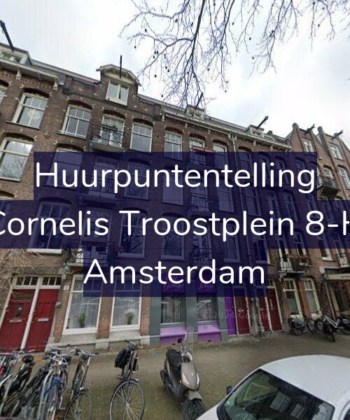 Foto gevel Huurpuntentelling voor Cornelis Troostplein 8-H, Amsterdam