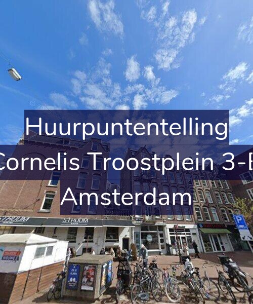 Foto gevel Huurpuntentelling voor Cornelis Troostplein 3-B, Amsterdam