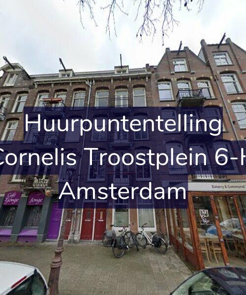 Foto gevel Huurpuntentelling voor Cornelis Troostplein 6-H, Amsterdam