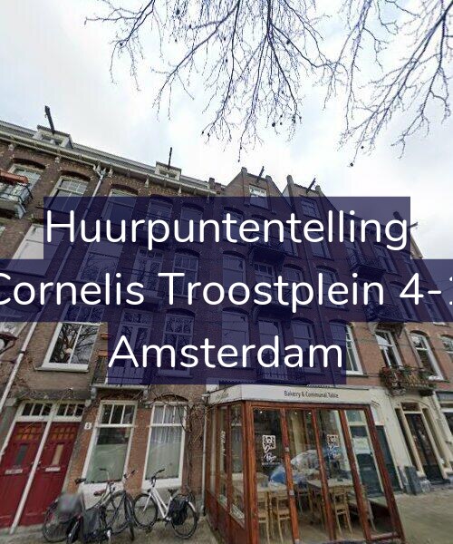 Foto gevel Huurpuntentelling voor Cornelis Troostplein 4-1, Amsterdam