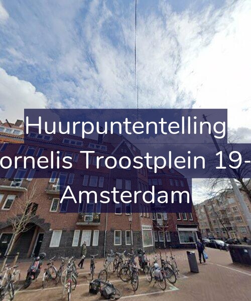 Foto gevel Huurpuntentelling voor Cornelis Troostplein 19-1, Amsterdam