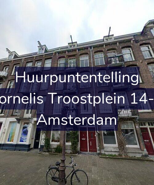 Foto gevel Huurpuntentelling voor Cornelis Troostplein 14-H, Amsterdam
