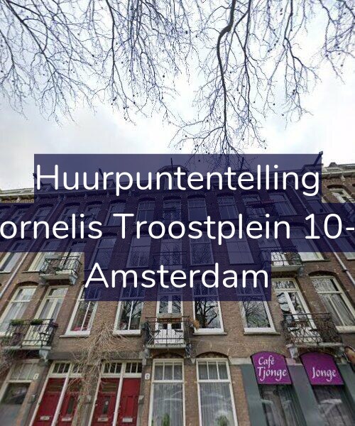 Foto gevel Huurpuntentelling voor Cornelis Troostplein 10-3, Amsterdam