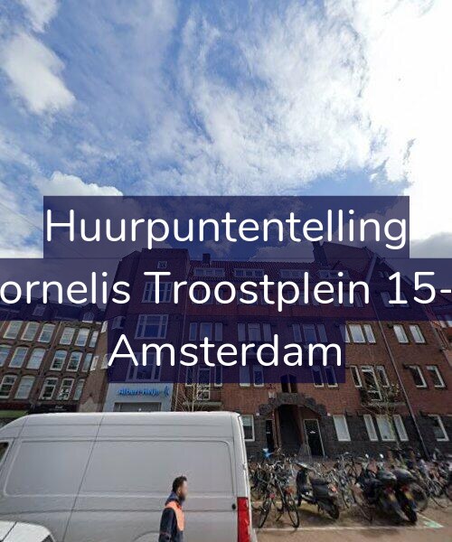 Foto gevel Huurpuntentelling voor Cornelis Troostplein 15-1, Amsterdam
