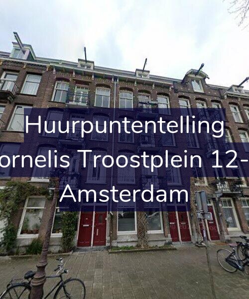 Foto gevel Huurpuntentelling voor Cornelis Troostplein 12-H, Amsterdam