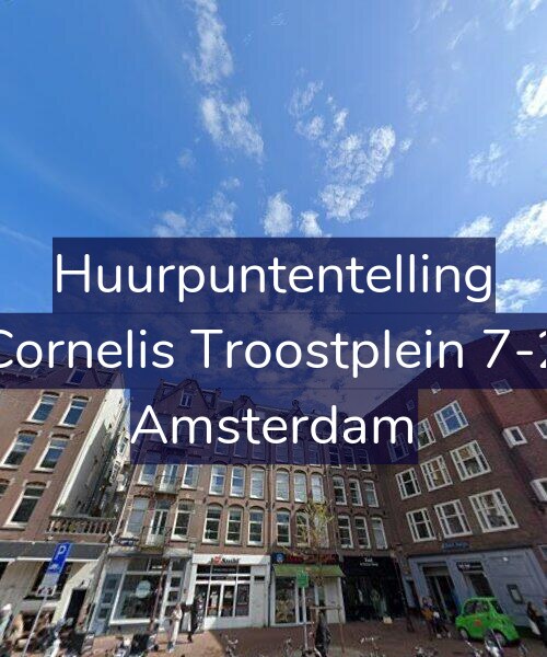 Foto gevel Huurpuntentelling voor Cornelis Troostplein 7-2, Amsterdam
