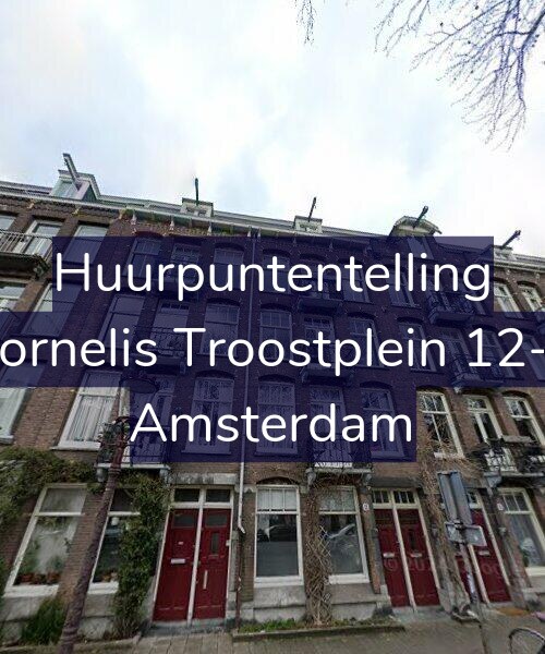 Foto gevel Huurpuntentelling voor Cornelis Troostplein 12-1, Amsterdam