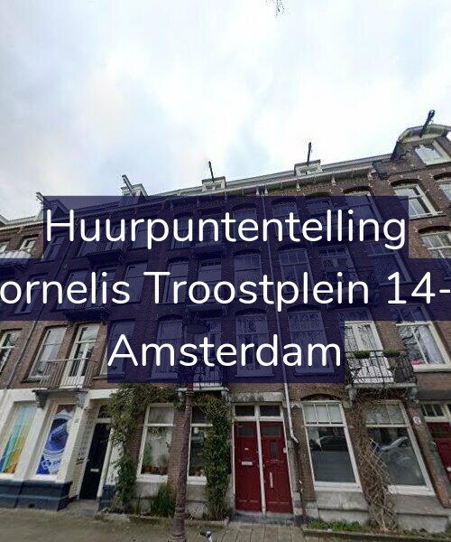 Foto gevel Huurpuntentelling voor Cornelis Troostplein 14-1, Amsterdam