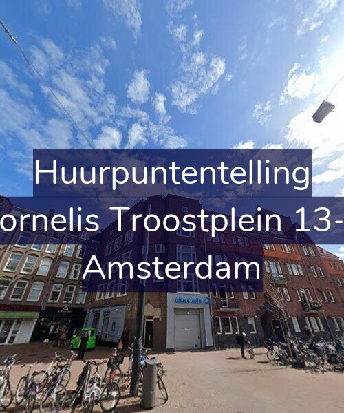 Foto gevel Huurpuntentelling voor Cornelis Troostplein 13-2, Amsterdam