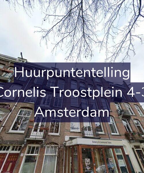 Foto gevel Huurpuntentelling voor Cornelis Troostplein 4-3, Amsterdam