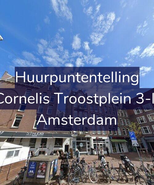 Foto gevel Huurpuntentelling voor Cornelis Troostplein 3-E, Amsterdam