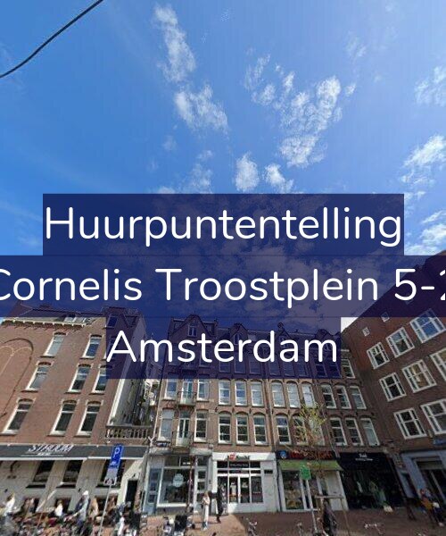 Foto gevel Huurpuntentelling voor Cornelis Troostplein 5-2, Amsterdam