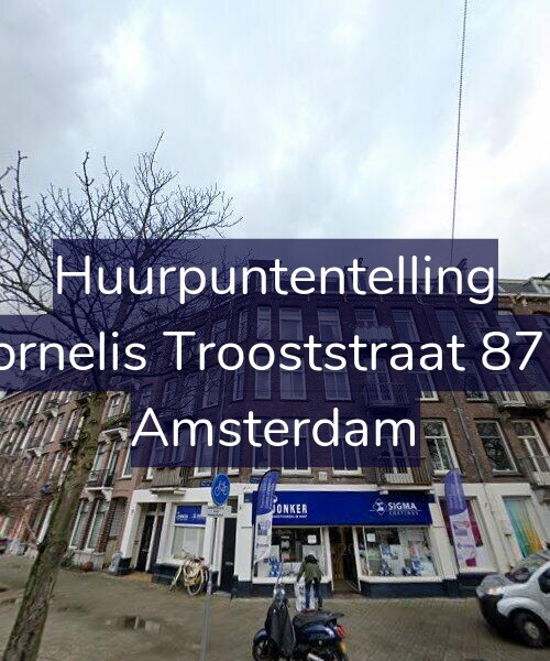 Foto gevel Huurpuntentelling voor Cornelis Trooststraat 87-2, Amsterdam