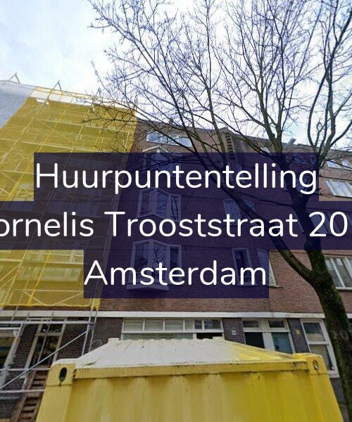 Foto gevel Huurpuntentelling voor Cornelis Trooststraat 20-3, Amsterdam