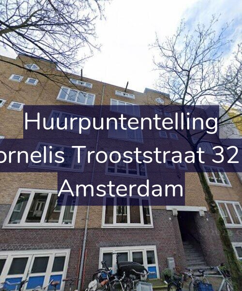 Foto gevel Huurpuntentelling voor Cornelis Trooststraat 32-2, Amsterdam