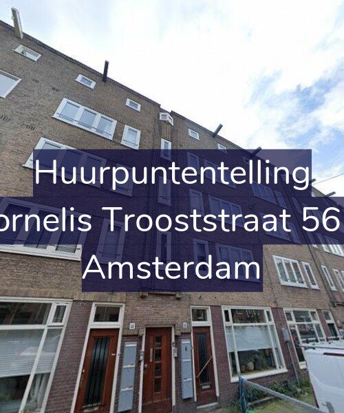 Foto gevel Huurpuntentelling voor Cornelis Trooststraat 56-1, Amsterdam