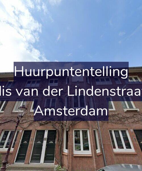 Foto gevel Huurpuntentelling voor Cornelis van der Lindenstraat 22-1, Amsterdam