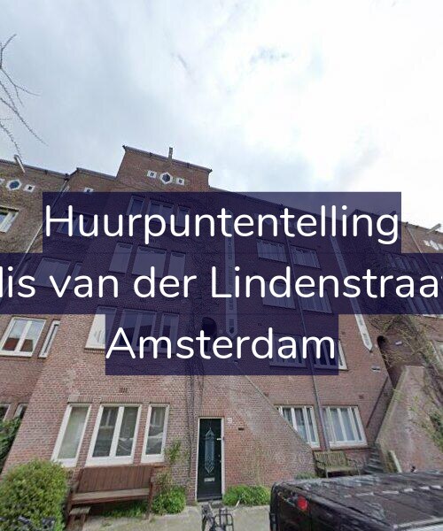 Foto gevel Huurpuntentelling voor Cornelis van der Lindenstraat 25-1, Amsterdam